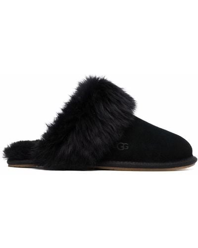 UGG Scuff Sis Suede Slippers - Black