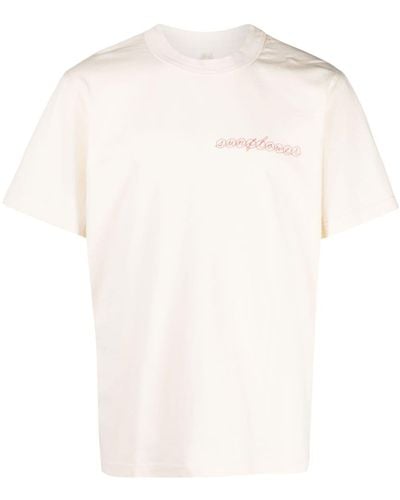 sunflower Master ロゴ Tシャツ - ホワイト