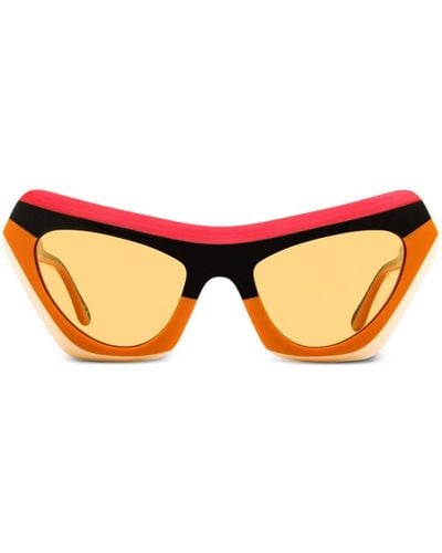 Marni Devil's Pool cat-eye sunglasses - Naranja