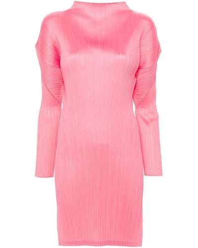 Pleats Please Issey Miyake Monthly Colors: Febuary Tunic Top - Pink