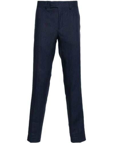 J.Lindeberg Grant Super Linen Pants - Blue