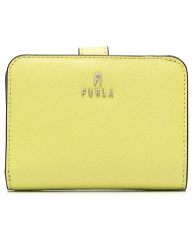 Furla Camelia S Leather Wallet - Yellow