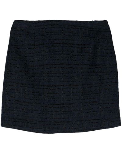 Tagliatore Minijupe May en tweed - Noir