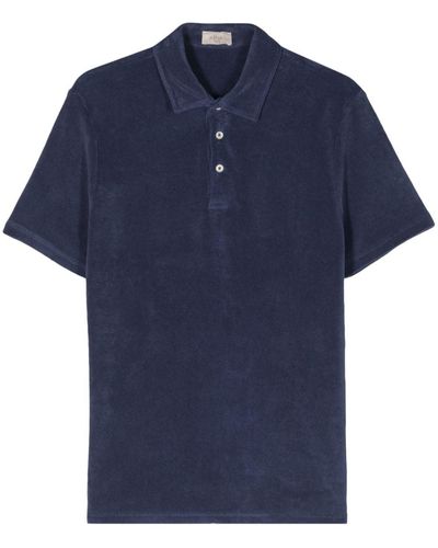 Altea Smith Towelling Polo Shirt - Blue