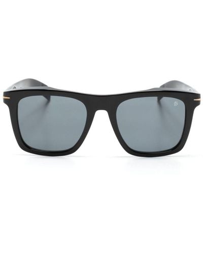 David Beckham Square-frame Sunglasses - Gray