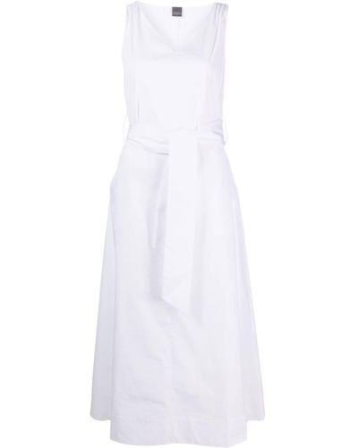 Lorena Antoniazzi Belted Midi Dress - White