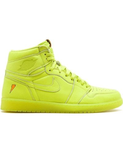 Nike Air 1 Retro Hi G8rd "cyber" Sneakers - Yellow