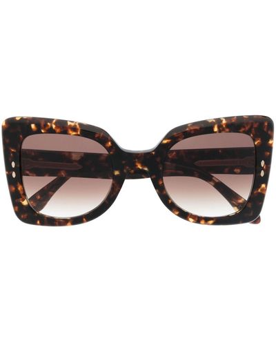 Isabel Marant Oversize-frame Tortoiseshell Sunglasses - Brown