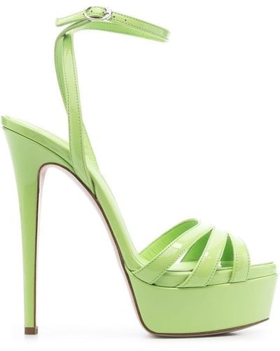 Le Silla Lola Sandalen Met Open Neus - Groen