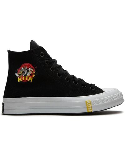Converse X Kith X Looney Tunes Chuck 70 Hi Sneakers - Black