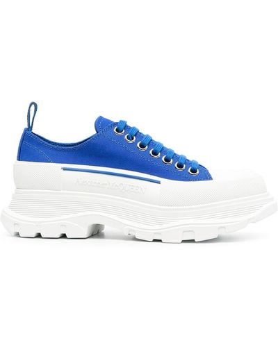 Alexander McQueen Tread Slick Sneakers - Blue