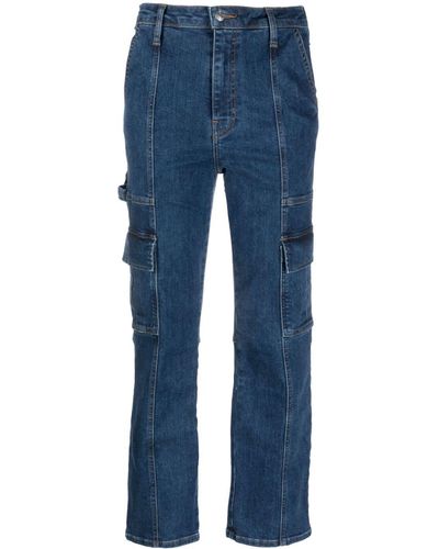 Jonathan Simkhai High-rise Cropped-leg Jeans - Blue