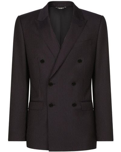 Dolce & Gabbana Tailored Double-breasted Suit - Black