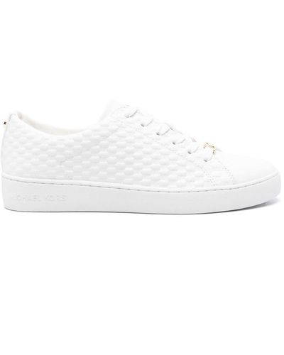 Michael Kors Keaton Sneakers mit Logo-Prägung - Weiß