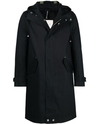 Mackintosh Granish Hooded Raincoat - Black