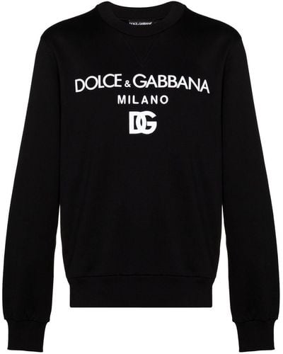 Dolce & Gabbana ドルチェ&ガッバーナ ロゴ スウェットシャツ - ブラック