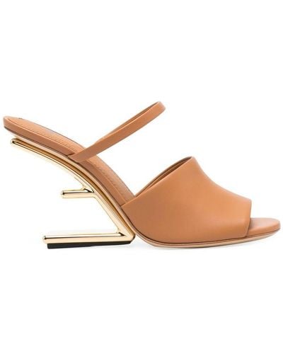 Fendi Wedge-Mules - Weiß