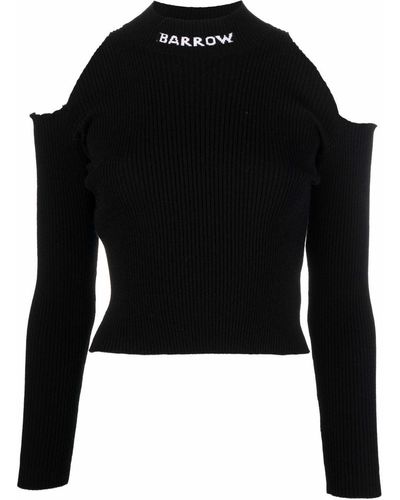 Barrow Pullover mit Cut-Outs - Schwarz