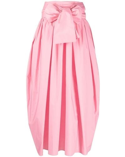 Cecilie Bahnsen Junita Poplin Tulip Skirt - Pink