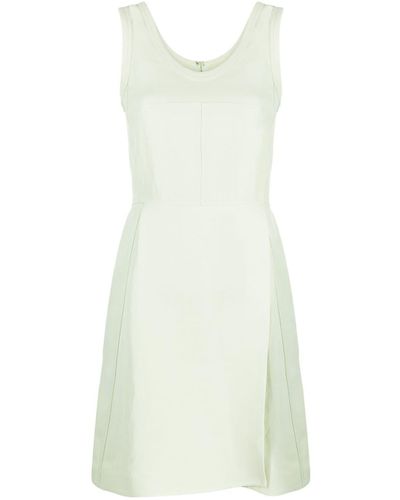 Jil Sander Sleeveless A-line Minidress - White