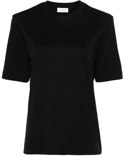 Ferragamo Logo-patch T-shirt - Black