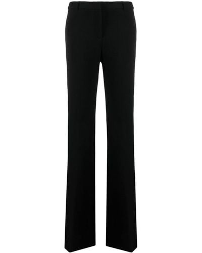 Etro High-waist Straight-leg Tailored Trousers - Black