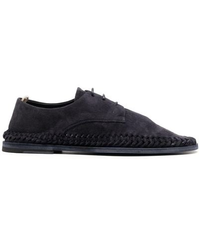 Officine Creative Lace-up Suede Brogues - Blue
