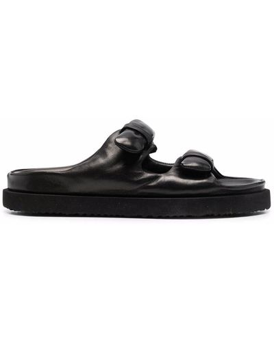 Officine Creative Padded Slip-on Sandals - Black