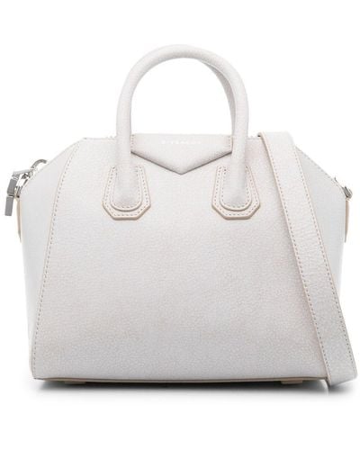 Givenchy Small Mini Antigona Tote Bag - White