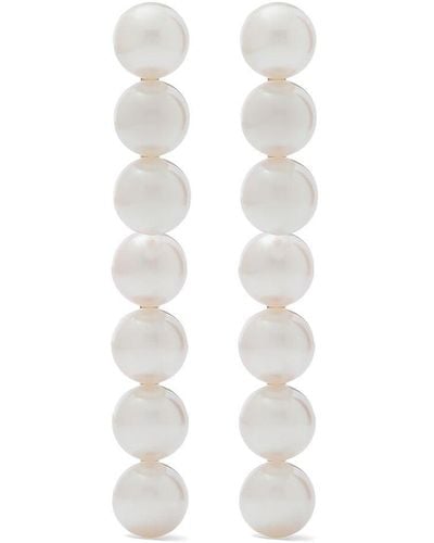 Tasaki Boucles d'oreilles Balance en or 18ct ornées de perles Akoya - Métallisé