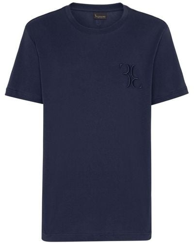 Billionaire T-shirt Met Ronde Hals - Blauw