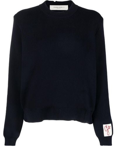 Golden Goose Distressed Sweater - Blue