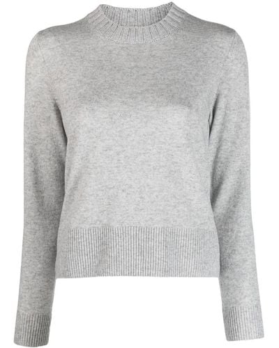 Chinti & Parker Cropped Wool-cashmere Jumper - Grey