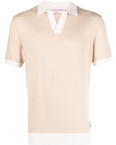 Orlebar Brown Horton Short-sleeved Polo Shirt - Natural