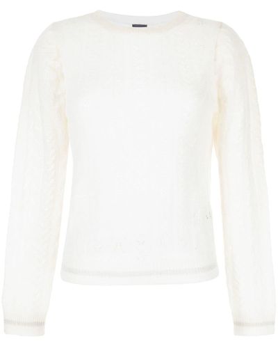 Lorena Antoniazzi Open-knit Sweater - White