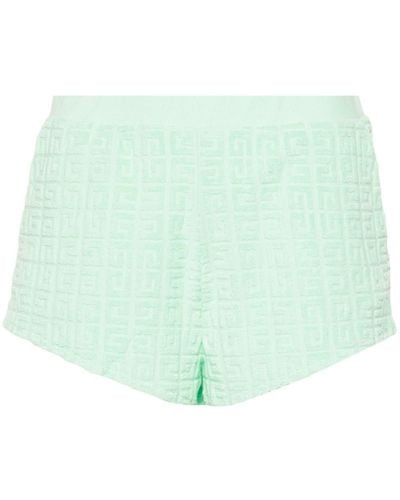 Givenchy 4g-motif Shorts - Green