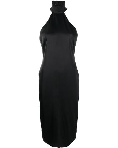 Karl Lagerfeld Hun's Pick ラッフル ドレス - ブラック