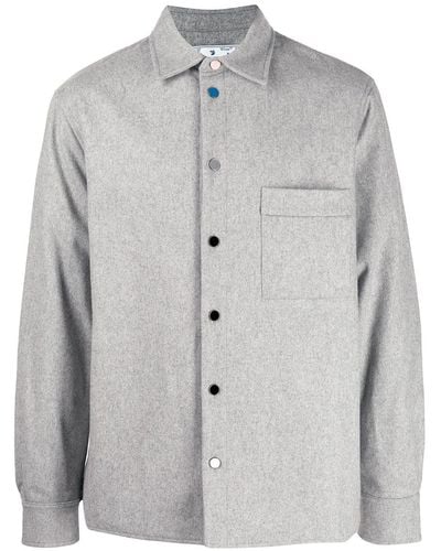 Off-White c/o Virgil Abloh Long-sleeve Shirt - Gray