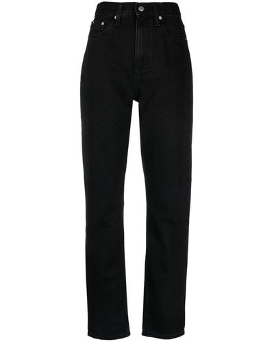 Calvin Klein Authentic Jeans mit geradem Bein - Schwarz