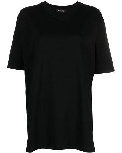 Styland Organic-cotton Oversized T-shirt - Black