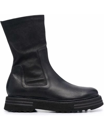 Guidi Slip-on Ankle Boots - Black