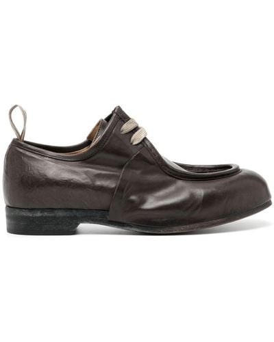 Ziggy Chen Lace-up Leather Shoes - Brown