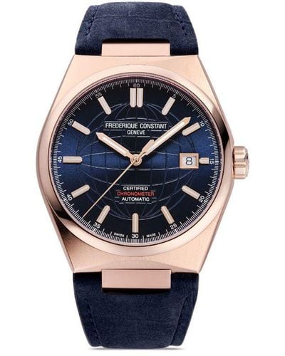 Frederique Constant Highlife Automatic Cosc 39mm Horloge - Blauw