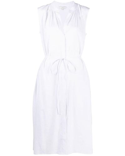 Vince Kleid mit Stehkragen - Weiß