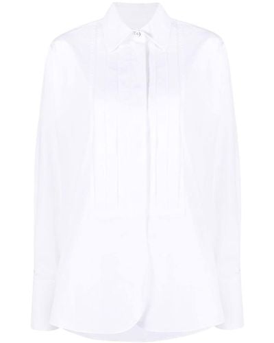 Jil Sander Chemise boutonnée à manches longues - Blanc
