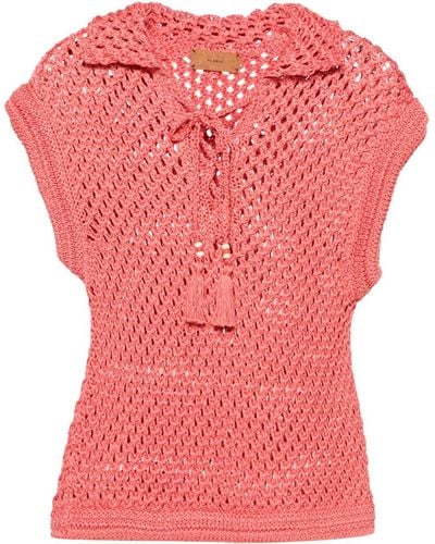 Alanui A Love Letter To India Top - Pink
