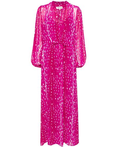 Diane von Furstenberg Fabien Abstract-print Dress - Pink