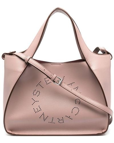 Stella McCartney Shopper mit Stella-Logo - Pink
