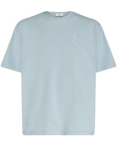 Etro クルーネック Tシャツ - ブルー