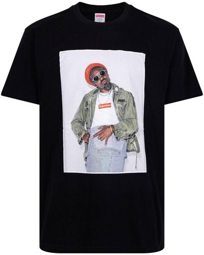 Supreme Andre 3000 グラフィック Tシャツ - ブラック